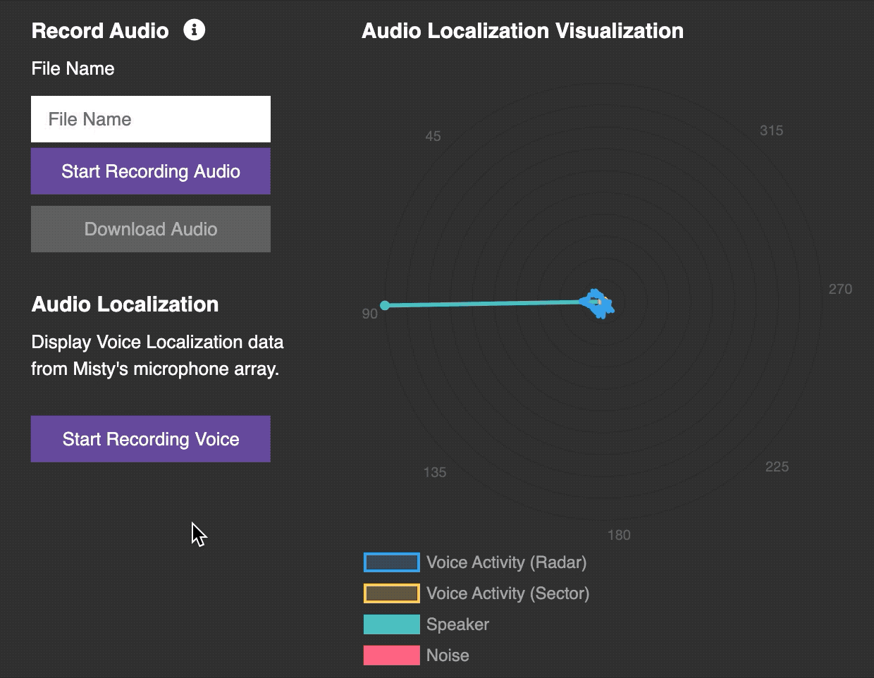 Command Center Audio Localization