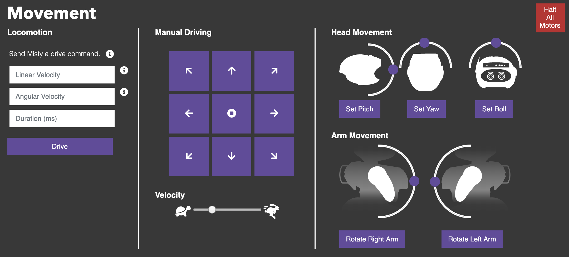 Movement controls